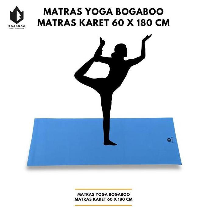 Matras Yoga Mat Tebal 5 Mm Merk Bogaboo - Matras Camping - Matras Gym