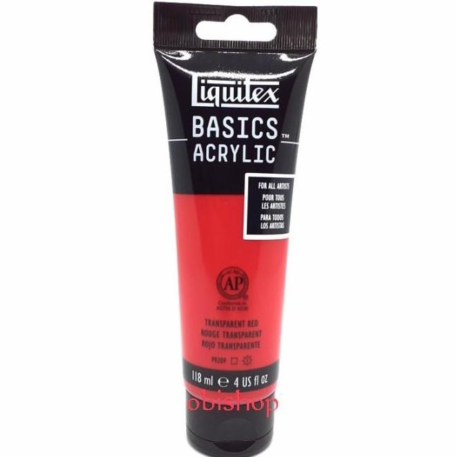 

Cat Akrilik Liquitex Basics Acrylic 118Ml Transparent Red