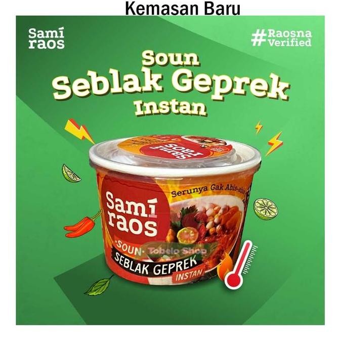 

JB SEBLAK GEPREK SAMIRAOS / SEBLAK MIE / SEBLAK SOUN / SEBLAK INSTAN None