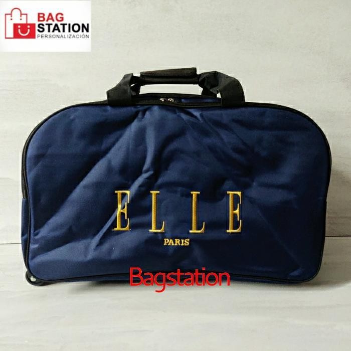 Tas Travel Bag Troli Troly Elle Non Ori Tas Cabin Tas Pakaian Tas Baju Original Dan Terpercaya