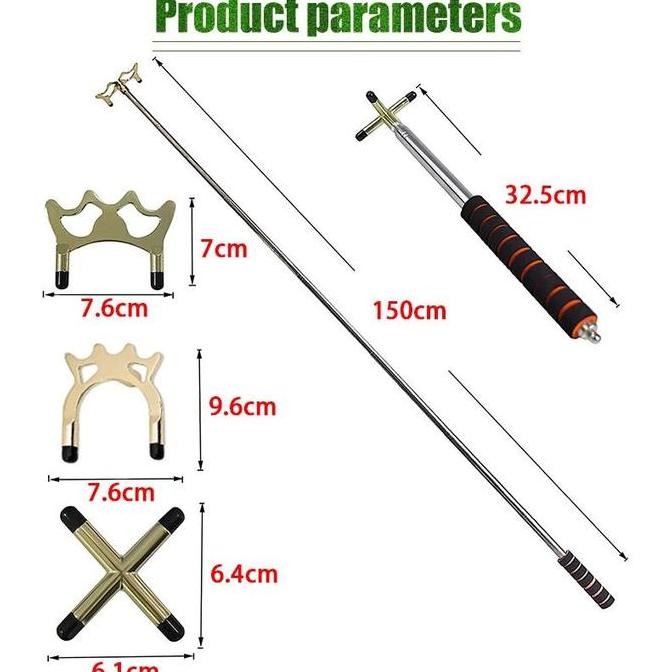 Premium Bridge Rest Head Brass Stick Biliar Billiard Lipat Tempat Cue Billiard Holder - Kepala Cagak