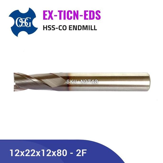 BISA E-KATALOG ENDMILL 12 MM HSS-CO 2 FLUTE MILLING TOOL END MILL SHANK 12.0