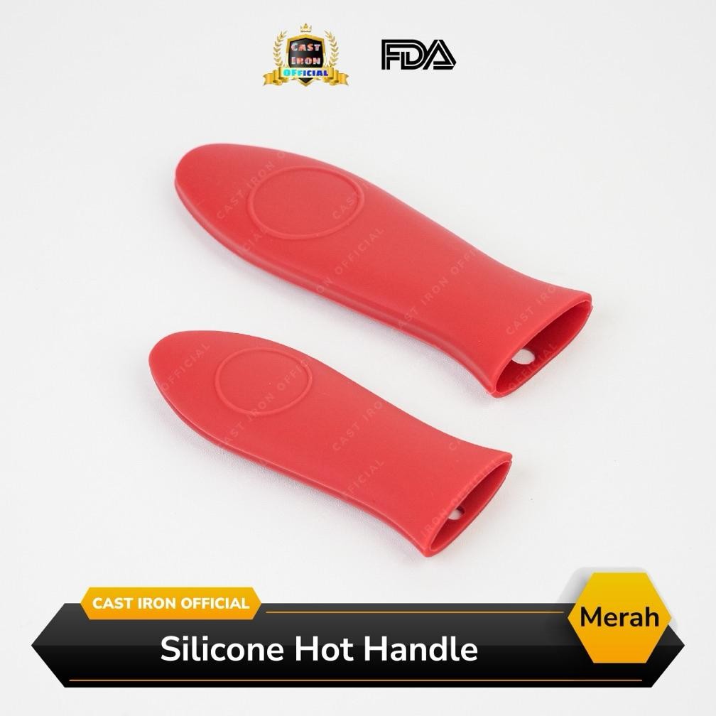 silicone hot handle panci wajan cast iron grill skillet dutch oven pro Nugi