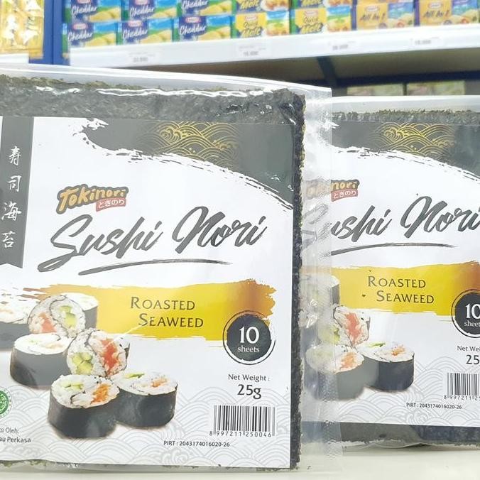 

JB Tokinori Nori / Sushi Nori / Rumput Laut Tokinori (Isi 10Pcs) None