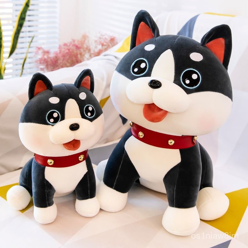 Boneka Husky Lucu Mainan Plush Boneka Anjing