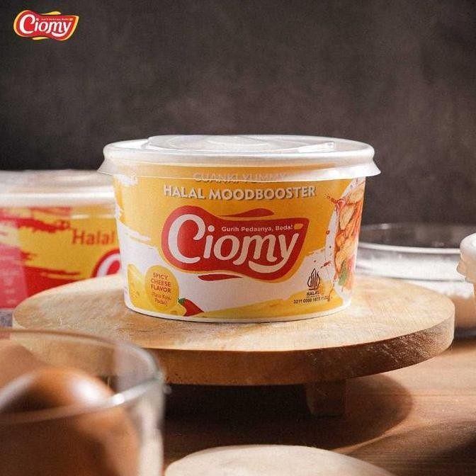 

JB CIOMY Cuanki Instan Non MSG Chicken Cheese Cup Spicy Reguler Lite Tahu Lidah Kering Besar kecil viral rasa Kari suir ayam None