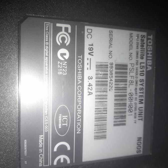 Jual casing toshiba sattellite L510