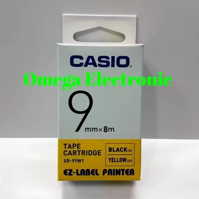 

Ez Label Printer Xr-9Yw1 9Mm Black On Yellow Tape Label Casio Original Dan Terpercaya