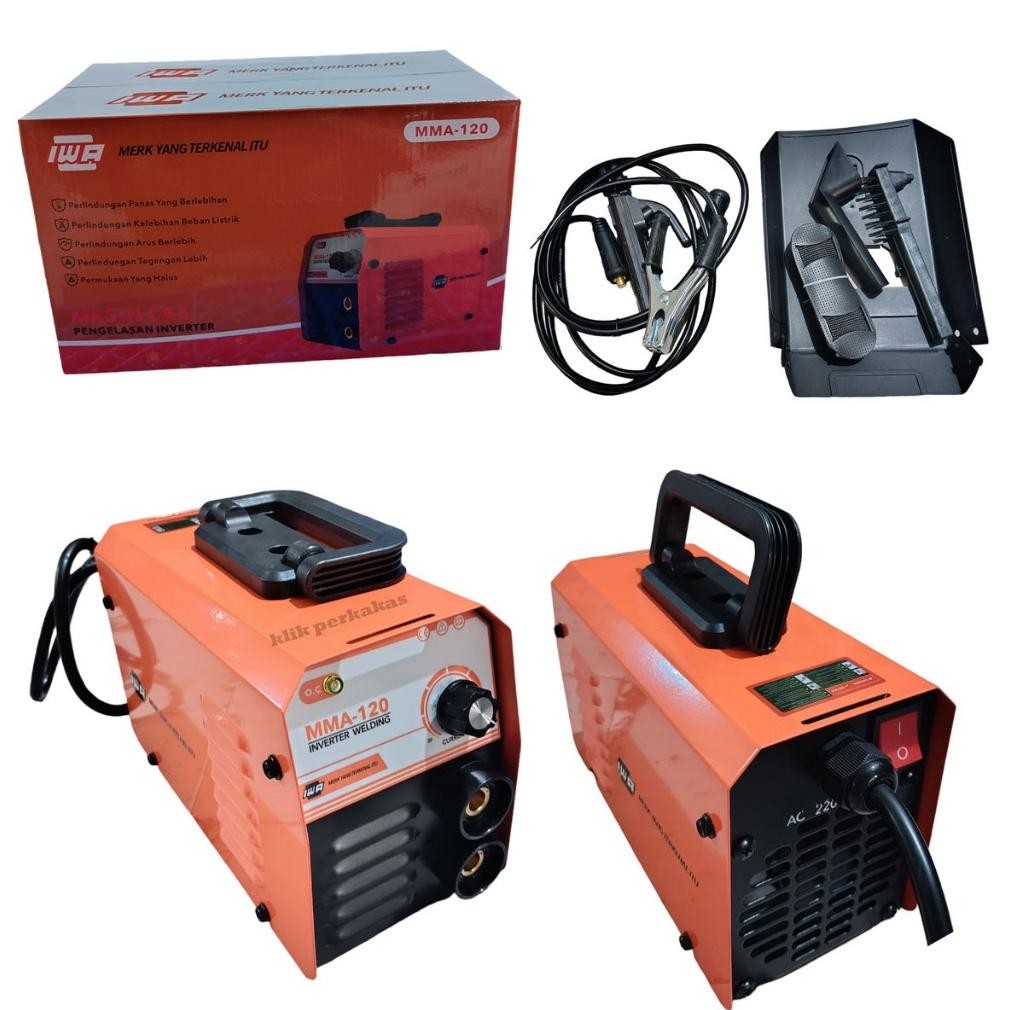 Terlaris Iwa Mesin Las Listrik Mini 450W Alat Las Listrik Mini 220V Alat Mesin Las Listrik
