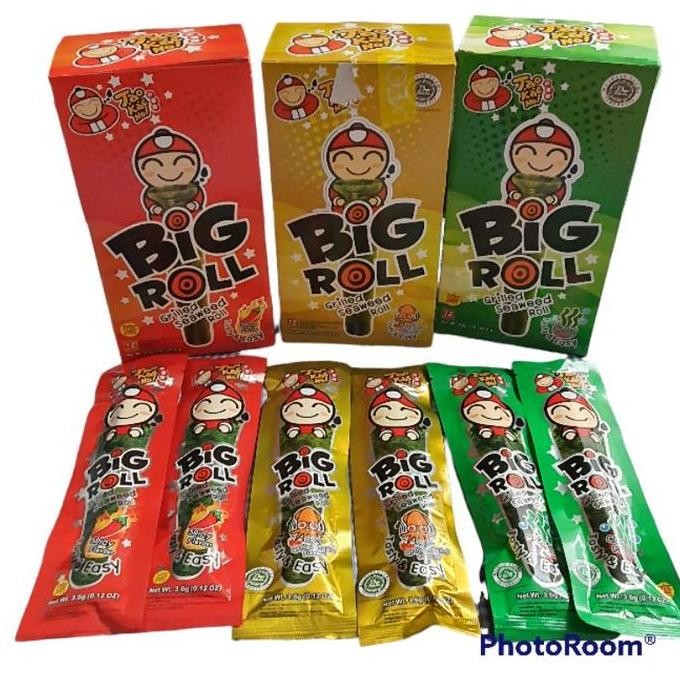 

JB PROMO TAO KAE NOI BIG ROLL ISI 12 PER BOX IMPORT THAI SNACK SEAWEEDS None