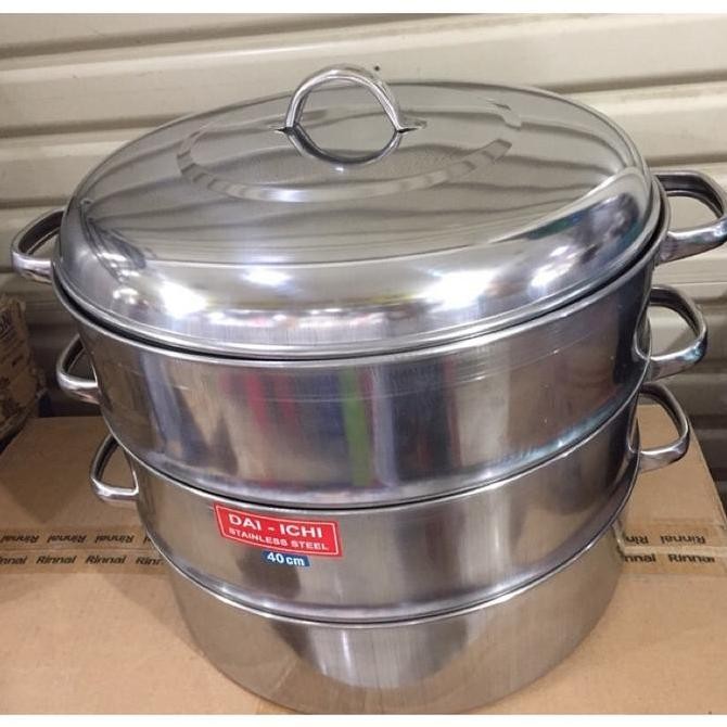 PANCI KUKUSAN DANGDANG STEAMER KUKUS STAINLESS SERBAGUNA BESAR