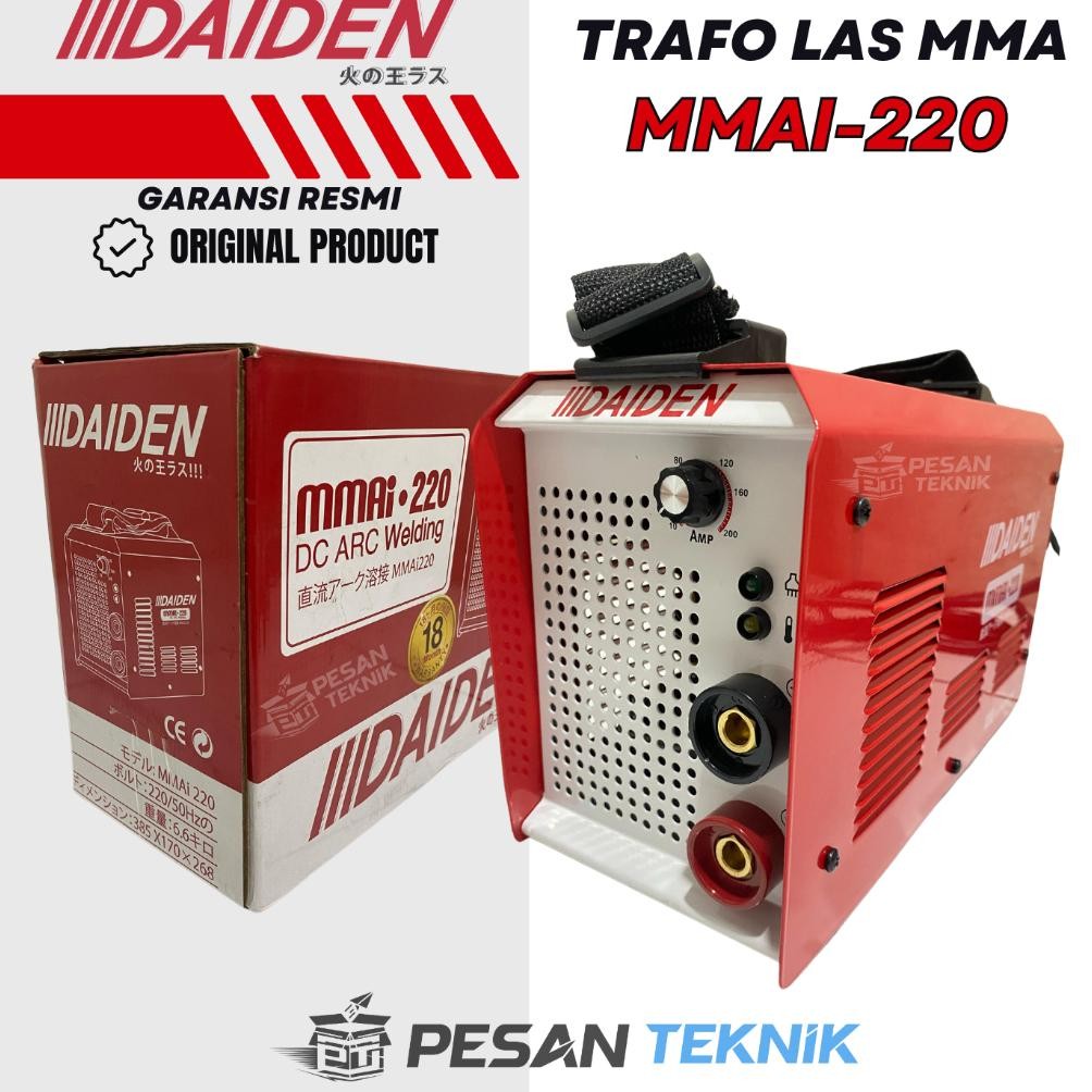 Terlaris Mesin Las Listrik Trafo Las Mma220 Daiden Mmai220