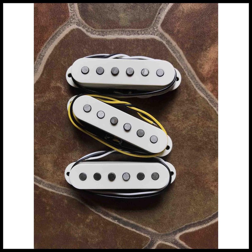 ORIGINAL PICKUP GITAR SQUIER MAGNET ALNICO KODE PTP SET NECK MIDDLE BRIDGE SINGLE SSS MODEL STRATOCA