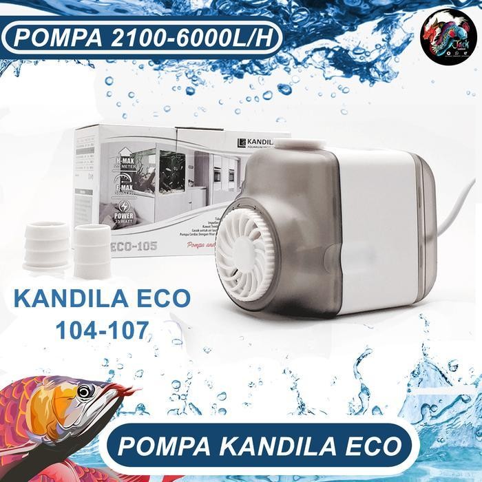 AL Mesin Pompa FIlter Aquarium & Kolam Kandila ECO 1500.2000.3000.4000.5000 L/h Pompa aquarium dan k