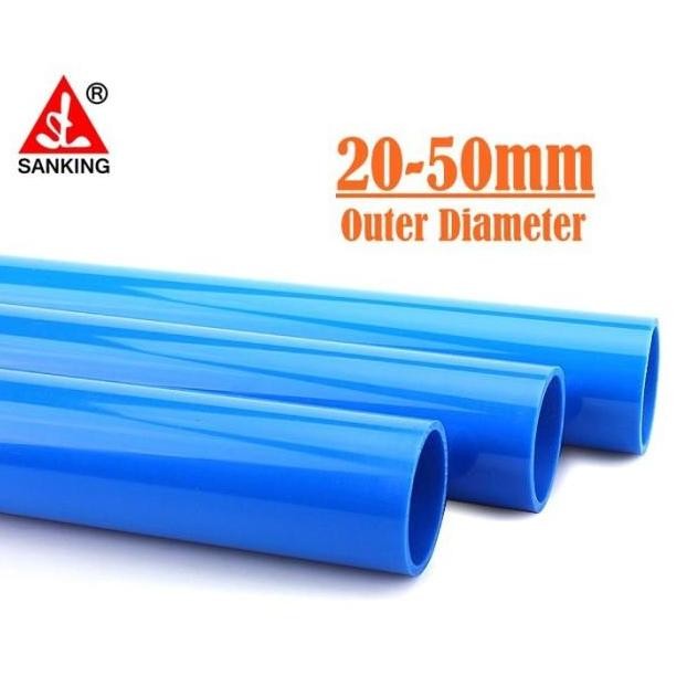 (RATU BEE) SANKING PVC PIPE 25MM (BLUE) PIPA AQUARIUM WARNA BIRU AQUARIUM AKUARIUM IKAN HEWAN PELIHA