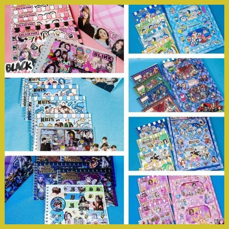 

(VIRAL PRODUK) STIKER BUKU BARBIE / STIKER BINDER GOOD QUALITY