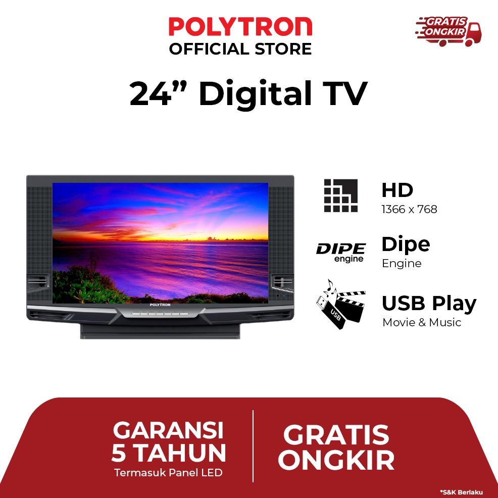 POLYTRON DIGITAL TV 24"  PLD 24V223