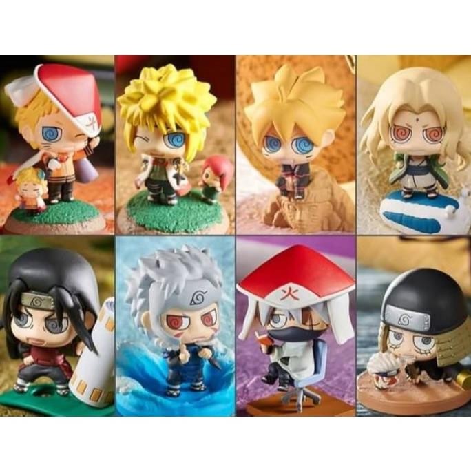 Terlaris Figure Hokage Set Figure Minato Hashirama Tsunade Boruto Figure Naruto Sasuke Hadiah Natal
