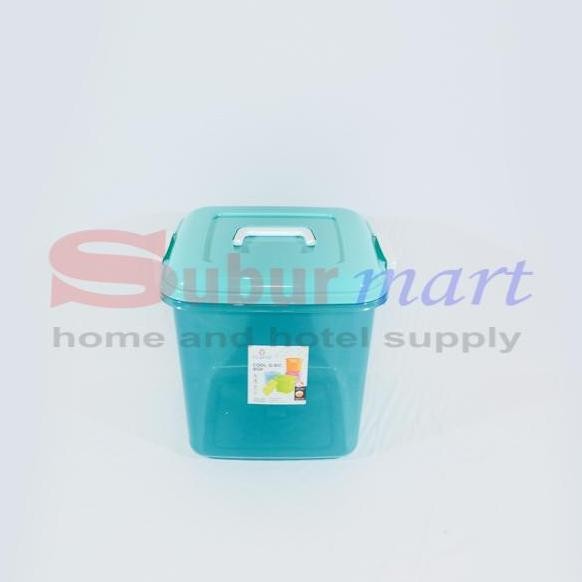 Q-Bic Box Claris - Ember Segi + Tutup Pegangan Multi Fungsi - 1057