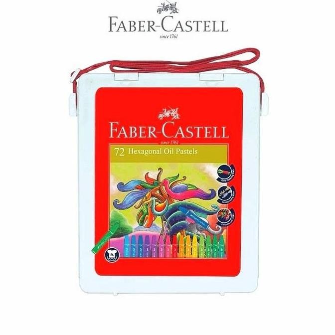 

Crayon Hexagonal Oil Pastel 72 Faber-Castell (Plastic Bag)
