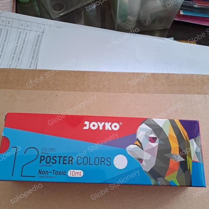 

Cat Poster Titi 12 Warna Botol Beling/Poster Colors 10Ml Glass Bottles