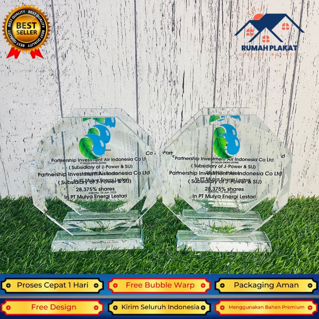 Plakat Kaca ° Plakat ° Plakat Kristal ° Plakat Penghargaan ° Plakat Murah ° Plakat Cepat