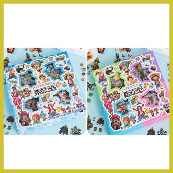 

(VIRAL PRODUK) STIKER NONO ONE PIECE ISI 100 PCS PACKING AMAN