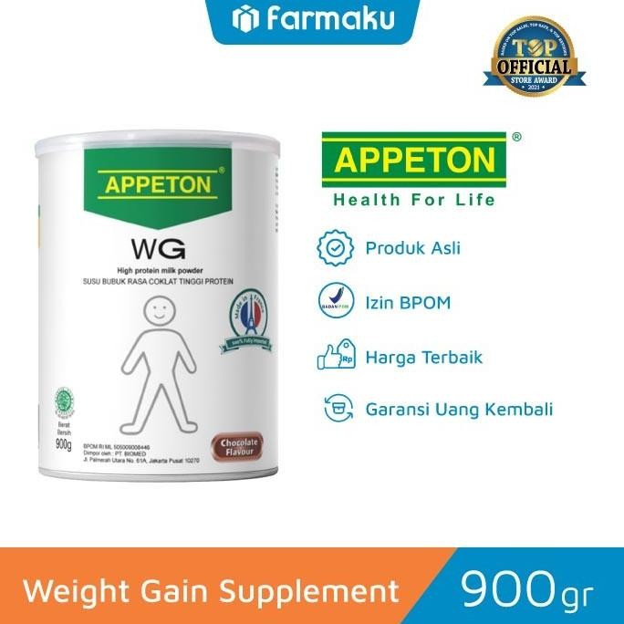 

NO_MORE Appeton Weight Gain Adult Susu Gemuk Dewasa Rasa Coklat 900 gr
