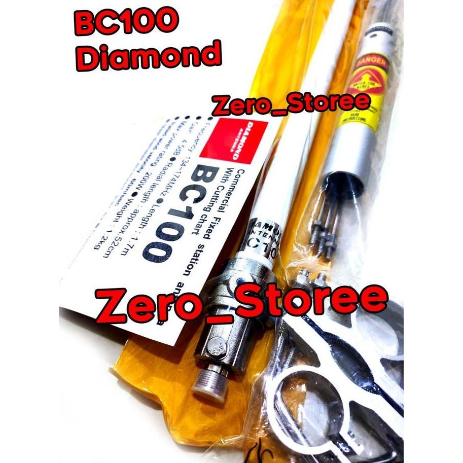 Diamond Bc100 Antena Radio Rig Gedung Bc 100 Base Vhf 134-174 Taiwan