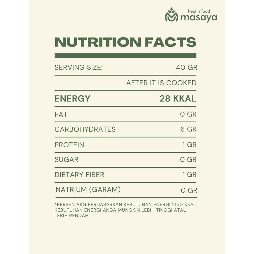 

Travel Pack MASAYA BERAS PORANG - shirataki konjac healthy food Nasi Rice Merah bs