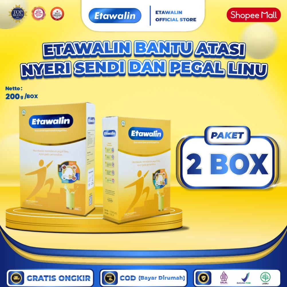 

NO_MORE 2 box Etawalin - Susu Kambing Atasi Nyeri Sendi Sakit Lutut Dan Asam Urat