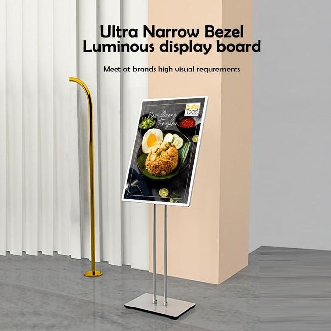 

Free Standing Light Box Led Display - ( Frame With Standing ) Display Menu || Frame Advertising Co
