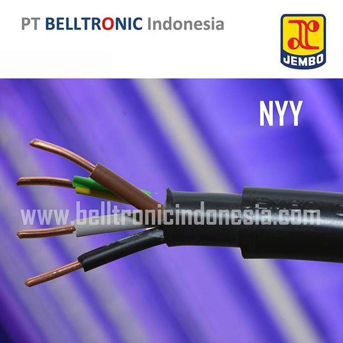 Kabel Nyy 4X2.5 Mm 1 Roll@ 50 Meter Jembo New Stok