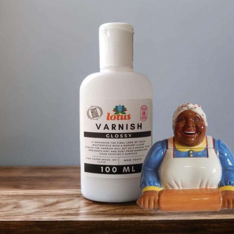 

LOTUS Varnish Decoupage Gloss 100ml for dry clay, wood, polymer, paper Nugi