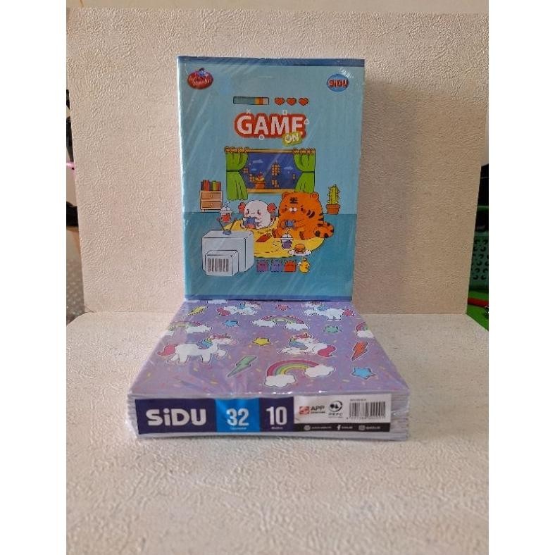 

Buku tulis Sidu kecil sd 32/ perpak Nugi