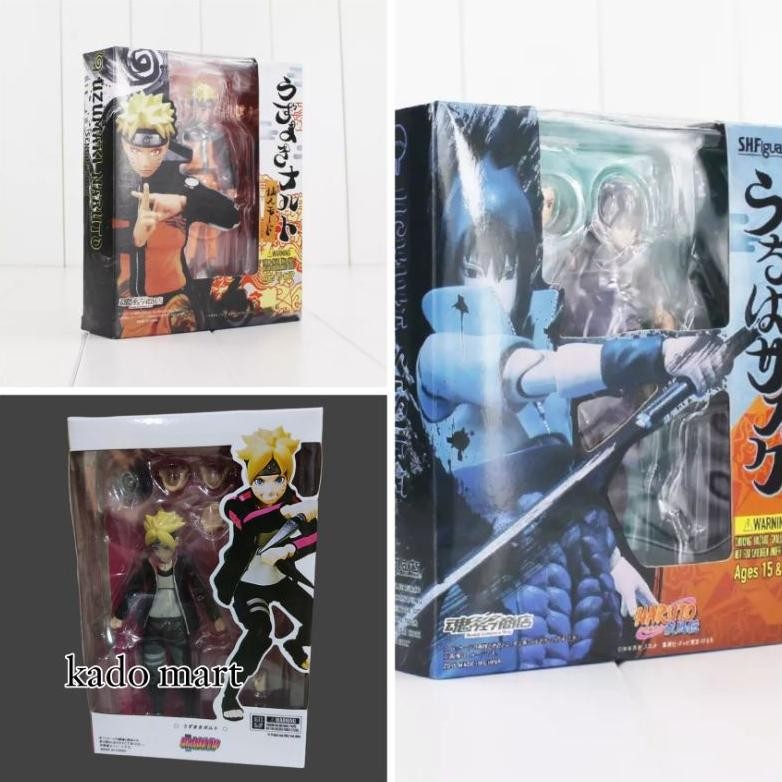 Terlaris Shf Figuarts Naruto Boruto Shipudden Uchiha Sasuke Figure