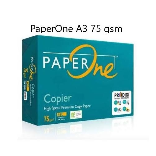 

PaperOne A3 75 Gr - [Grab/Gojek] Kertas Fotocopy Print HVS A3 75 Gr PaperOne Nugi