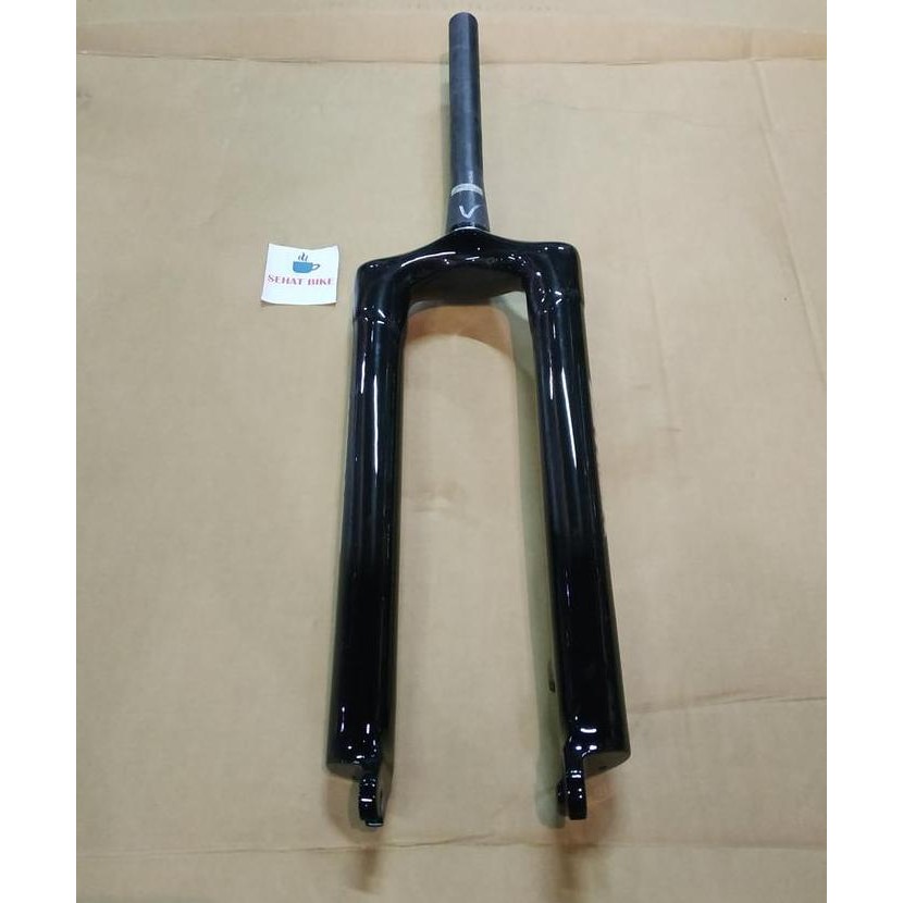 FORK SEPEDA MTB RIGID ULTIMATE UNTUK 26" , 27,5" , 29" CARBON ORIGINAL ORIGINAL DAN TERPERCAYA