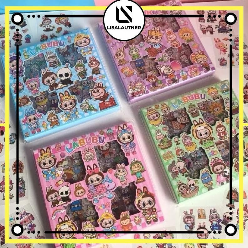 

Stiker labubu isi 100 stiker labubu stiker tempel anak labubu Nugi