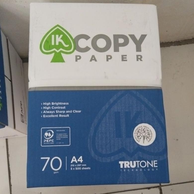 

Grosir kertas hvs a4 70 gram copy paper 1 rim Nugi