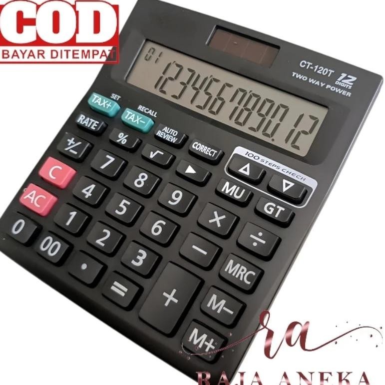 

Kalkulator CT -120 T 12 Digit Termurah 120T CT 120T CT-120T Dagang Ukuran Besar 12 Digit ct 120T Nugi