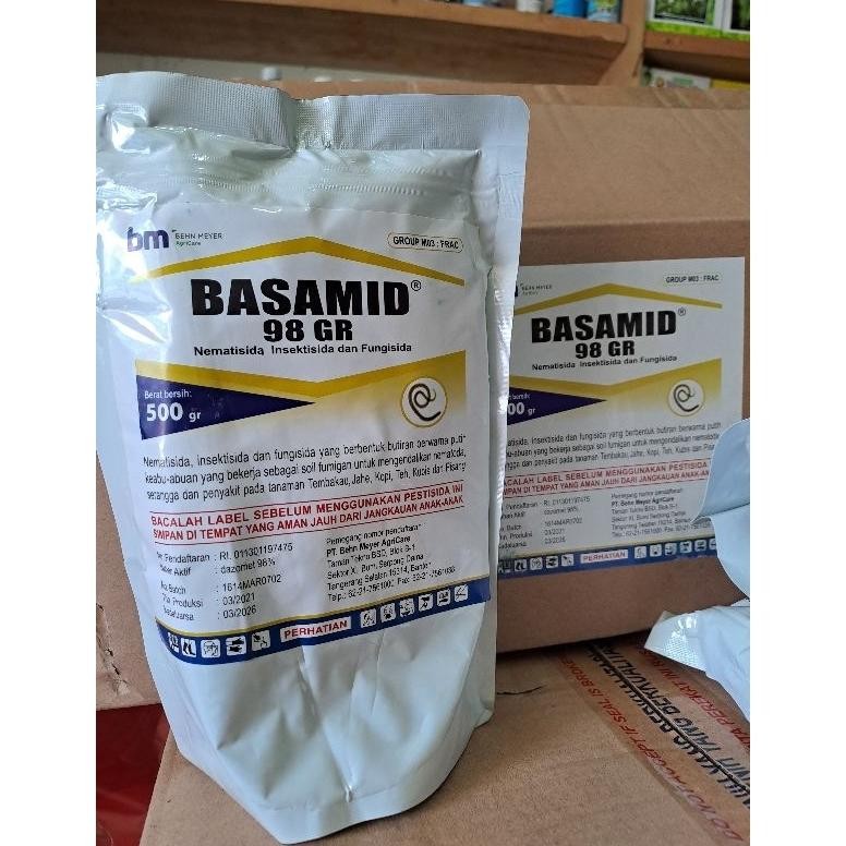 Basamid 98GR Behn Meyer 500gr TERBARU EXP 2029 Nugi
