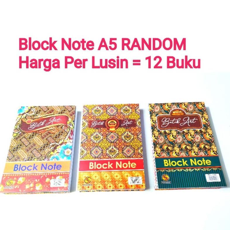 

12 Buku Block Note A5 Buku Seminar BATIK Isi 12 Buku Nugi