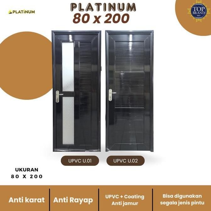 Pintu Black Upvc 80X200