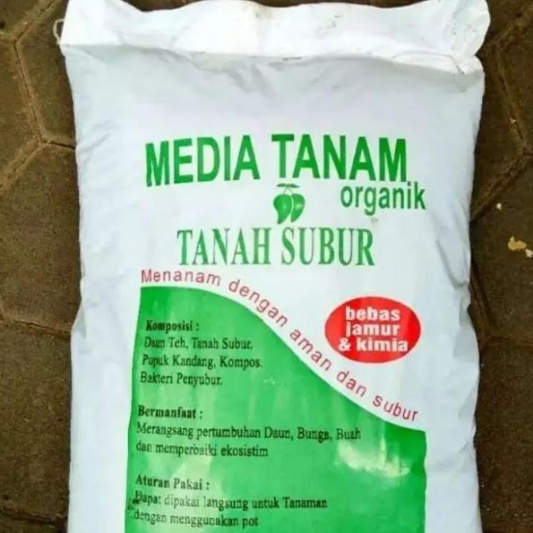 Media Tanam Organik tanah subur 1 KARUNG BESAR // Media tanam siap pakai 1 Karung Nugi