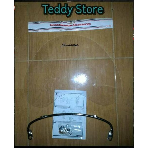 Visor Windshield Tameng Angin Honda Scoopy Fi & New Scoopy Esp Ori