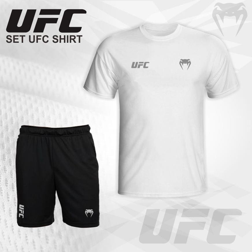 Setelan Olahraga Pria Ufc Mma Baju Gym Boxing 1 Set