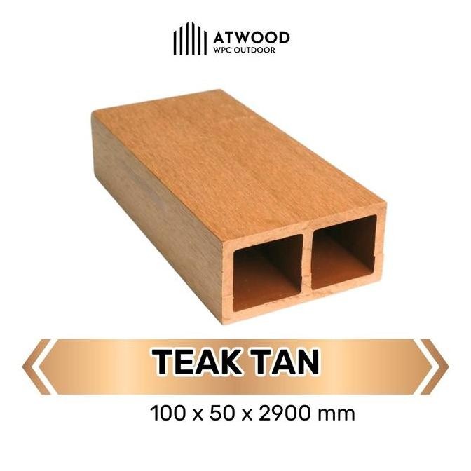 Hollow Outdoor Wpc | Wallpanel Wpc Hollow Tube Outdoor