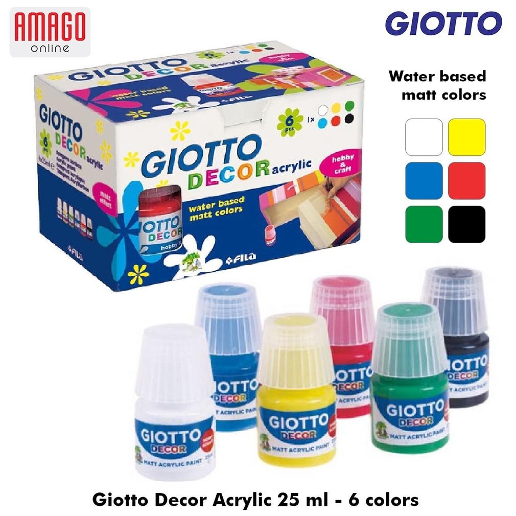 

GIOTTO Decor Acrylic Cat Akrilik Dekorasi - paket 6 warna x 25ml - 538200 Nugi