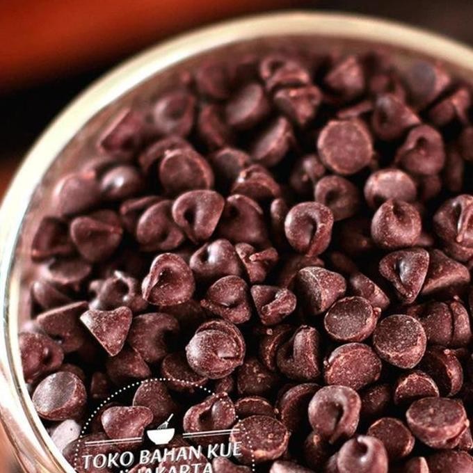 

Cacao Barry Drops De Chocolat Repack 250Gr 50% Dark Chocolate Chips Couverture Coklat Baking Chip